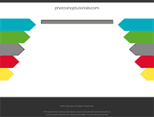 Tablet Screenshot of photoshoptutorials.com