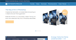 Desktop Screenshot of photoshoptutorials.de